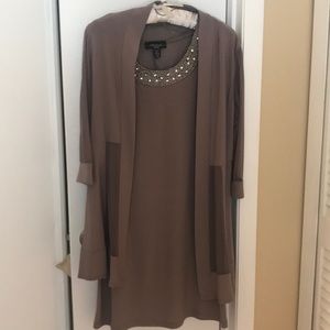 Cocktail dress with matching jacket